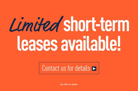Short-term leases available