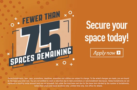 Fewer than 75 spaces remaining for Fall 2026! Apply Now>