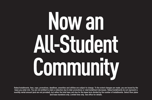 Now an all-student community!