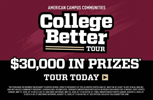 College Better Tour '26. $30,000 in prizes. Learn more!