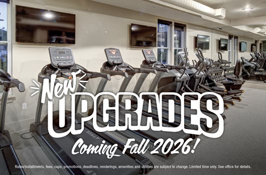 New upgrades coming Fall 2026