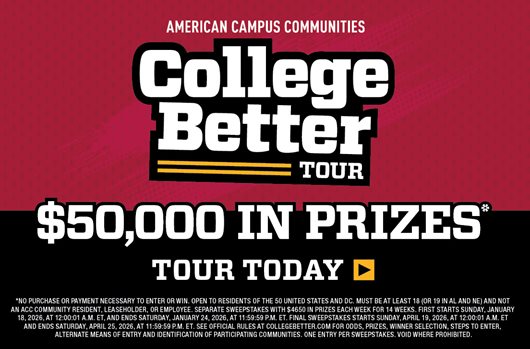 College Better Tour! Enter to win $50,000 in prizes