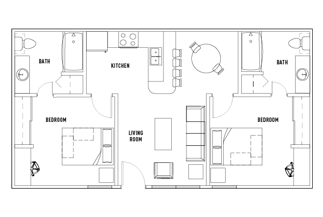 2 Bed - 2 Bath Phase 3