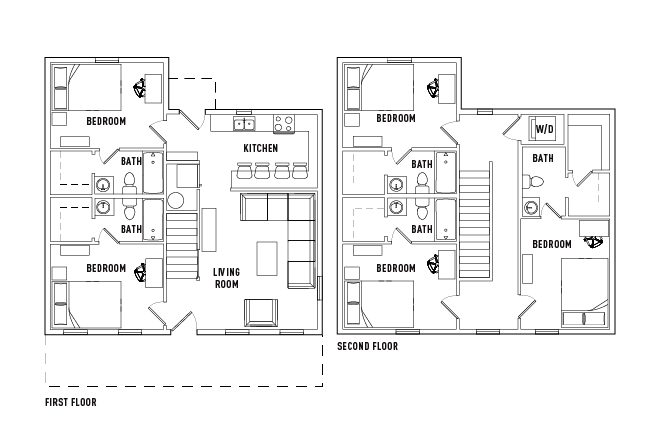 5 Bed - 5 Bath Cottage A