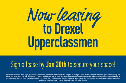 Upperclassmen Priority Period now open! Apply now >