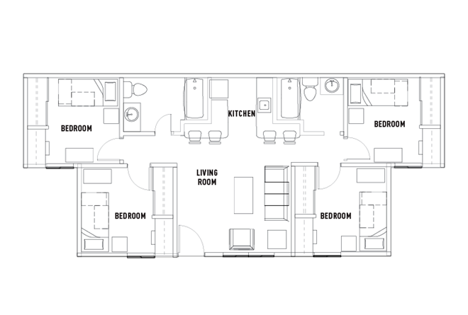 4 Bed - 2 Bath Phase 1