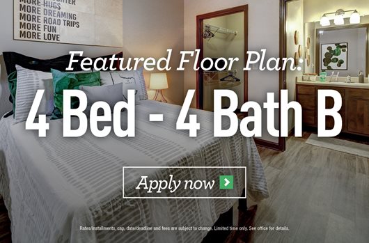 Featured Floor Plan - 4 Bed x 4 Bath