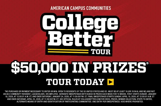 College Better | $50,000 in prizes | Take a Tour and Enter to Win