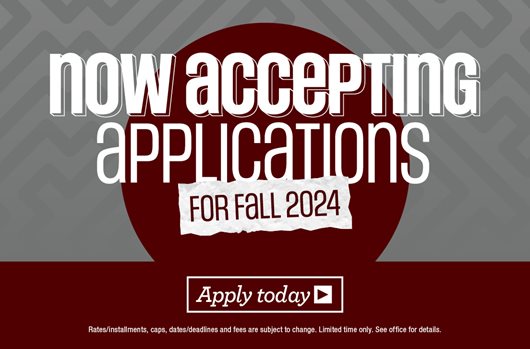 Now accepting applications for Fall 2024!  Apply Now