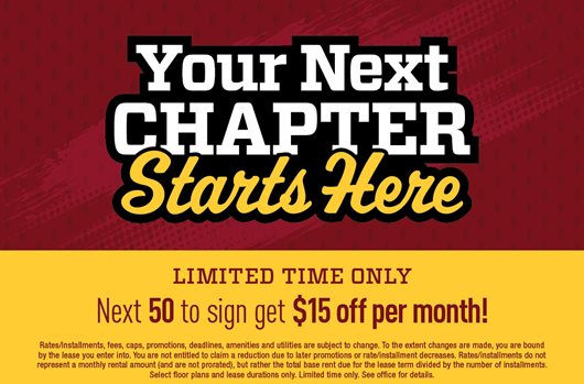 Be one of the next 50 to sign and get $15 off per month!