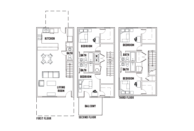 4 Bed - 4.5 Bath C - Buildings 10-12