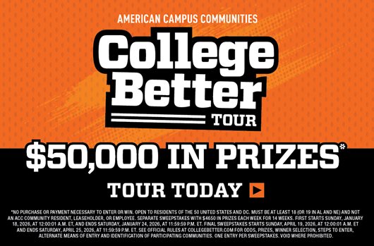 College Better Tour '26. $50,000 in prizes. Learn more!