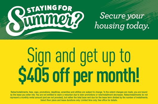 Sign and get up to $405 off per month