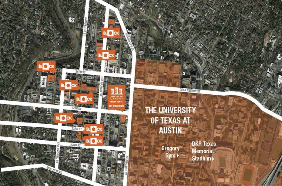 West Campus Apartments The Block Austin Student Housing