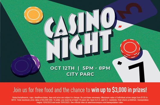 Casino Night Oct 12th!