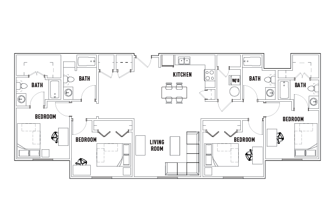 4 Bed - 4 Bath A