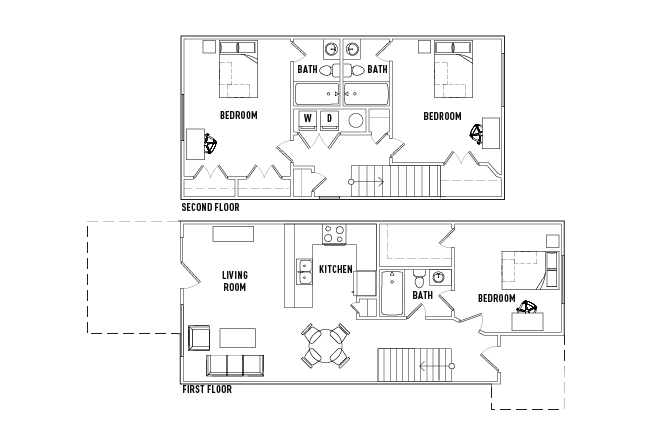 3 Bed - 3 Bath A