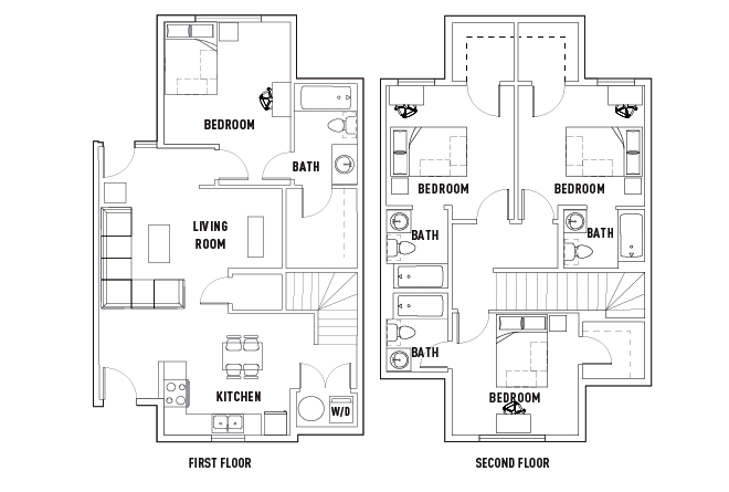 4 Bed - 4 Bath Townhome