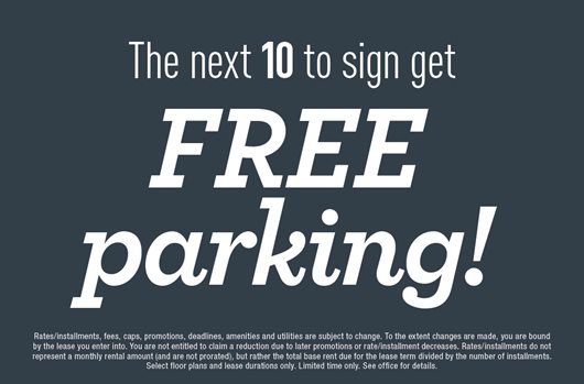 Free Parking!