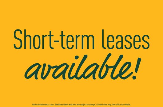 Short-term leases