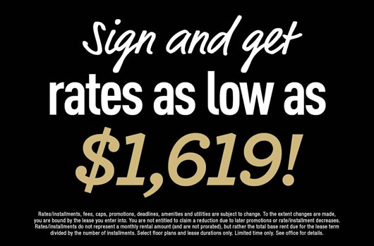 Sign and get rates as low as $1,619