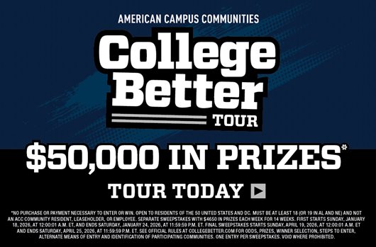 College Better Tour '25. Win $50,000 in prizes. 