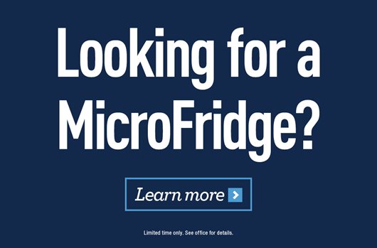 Looking for a MicroFridge? 