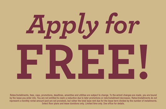 Apply for FREE