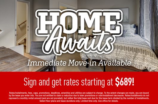 Immediate Move In Available