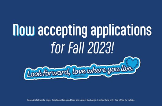 Now accepting applications for Fall 2023!