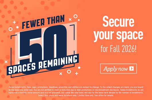 Spaces are filling fast for Fall 2026!