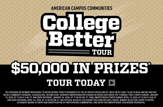 College Better Tour. $50,000 in prizes. Learn more!