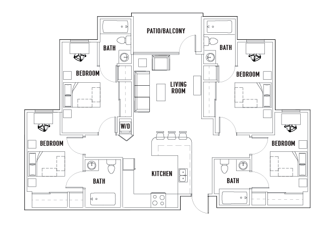 4 Bed - 4 Bath A