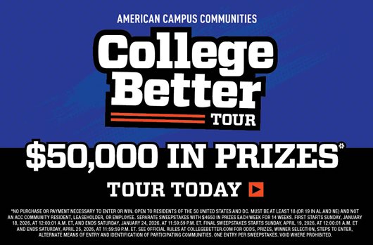 College Better Tour - $50,000 in prizes