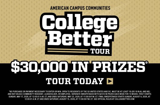 College Better Tour - $30,000 in prizes