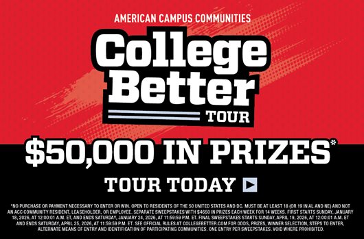 College Better Tour! Enter to win $50,000 in prizes