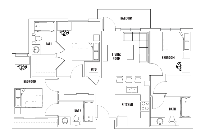 Phase 1: 3 Bed - 3 Bath A