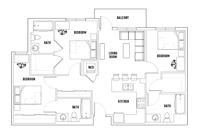 Phase 1: 3 Bed - 3 Bath A
