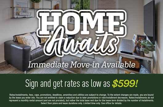 Immediate Move-in Available 