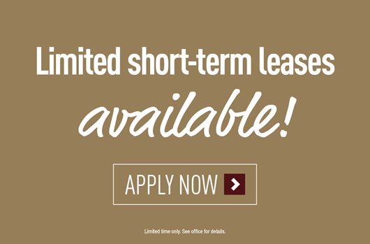 Limited short-term leases available!