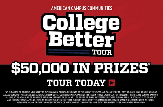 College Better | $50,000 in prizes | Take a Tour and Enter to Win>