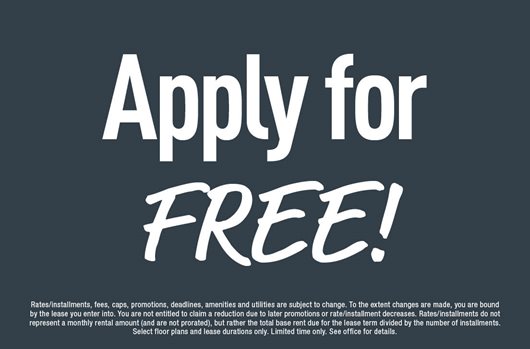 Apply for FREE