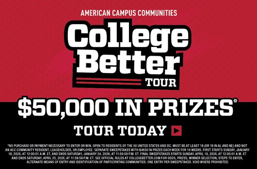 College Better Tour - $50,000 in prizes
