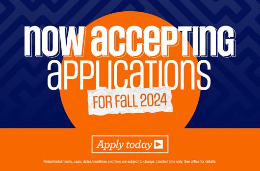 Now accepting applications for Fall 2024! Apply today >