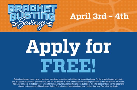 Bracket Buster Flash Sale 4/3 - 4/4 Apply for FREE
