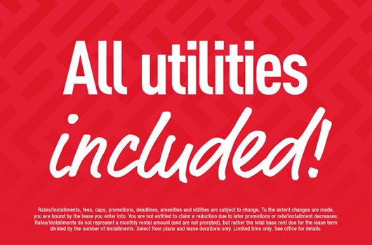 All Utilities INCLUDED