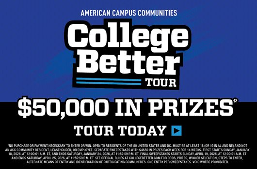 College Better Tour - $50,000 in prizes