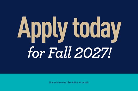Apply for Fall 2027!
