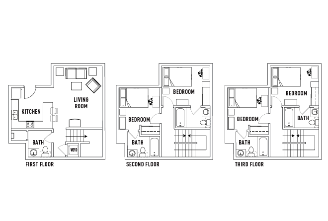 4 Bed - 4.5 Bath Townhome