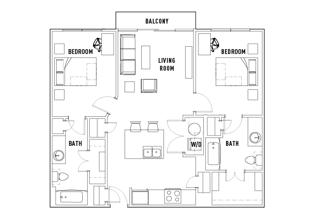 2 Bed - 2 Bath G